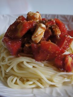 肉味噌☆トマトの混ぜるだけパスタ♬-レシピのメイン写真