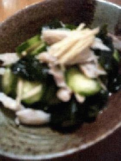 干物+きゅうりの酢の物-レシピのメイン写真