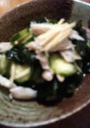 干物＋きゅうりの酢の物-レシピのメイン写真