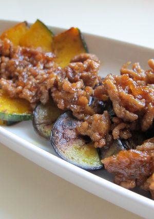 野菜のグリル☆挽き肉ソースがけ-レシピのメイン写真