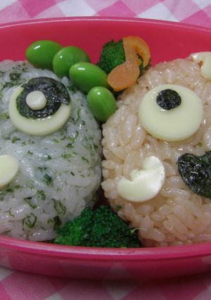 キャラ弁当♬ガチャピン＆ムック-レシピのメイン写真