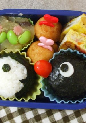 ピングーの横顔弁当【キャラ弁】-レシピのメイン写真