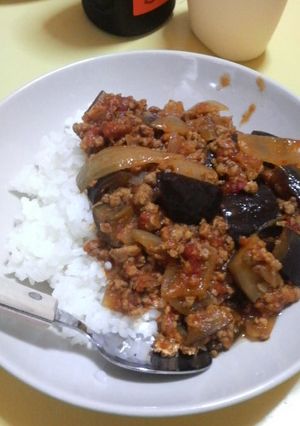 うまい!なすとひき肉のカレー-レシピのメイン写真