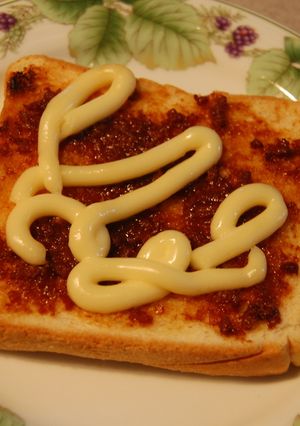 うまみ肉味噌風トースト-レシピのメイン写真