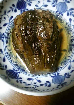 なすと挽肉のうま煮、シソとゴマで超美味-レシピのメイン写真