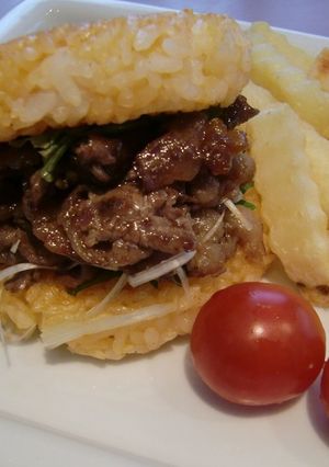 コリアンライスバーガー-レシピのメイン写真