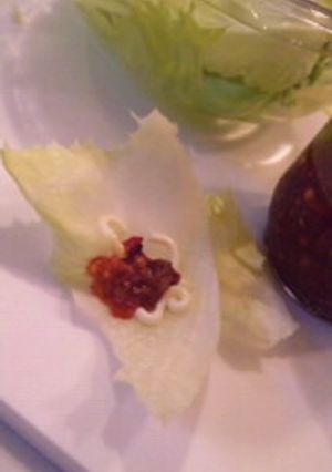 簡単スギ☆レタスdeラー油-レシピのメイン写真