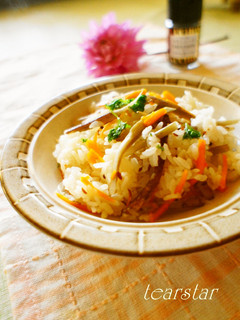 カレーに合う♪炊飯器で牛蒡クミンピラフ風-レシピのメイン写真