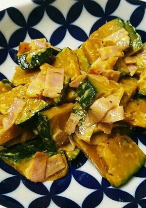 コクうま!南瓜ベーコンマヨ焼き♪-レシピのメイン写真