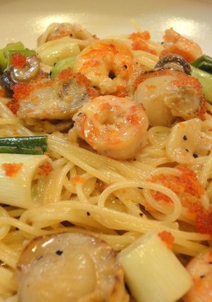 とびっこのクリームパスタ♪-レシピのメイン写真