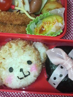 おさるさん☆おにぎり弁当-レシピのメイン写真