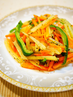 ✿3種の野菜のスパイシーバジル炒め✿-レシピのメイン写真