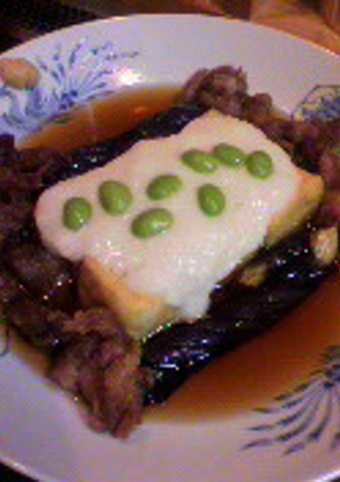 豆腐と豚肉となすの揚げ出しとろろ-レシピのメイン写真