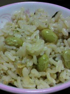 枝豆の炊き込みご飯-レシピのメイン写真