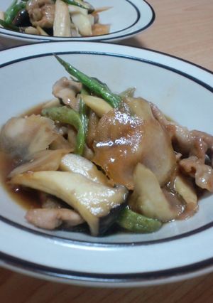 新生姜とキノコのピリ甘辛炒め煮-レシピのメイン写真