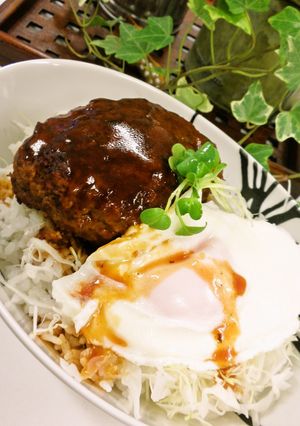 子供リクエストで☆ロコモコ丼☆-レシピのメイン写真