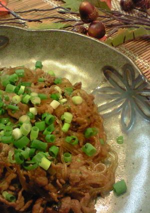 牛肉と春雨の焼きそば風炒め♪-レシピのメイン写真