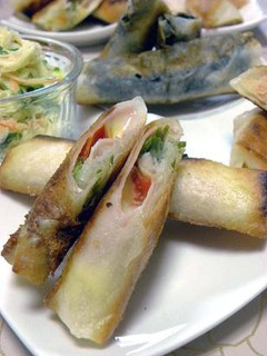 ピザ風味の焼き春巻き-レシピのメイン写真
