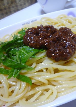 うまみ肉味噌風でジャージャー麺-レシピのメイン写真