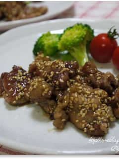 テリテリ♪豚のごま照り焼き*-レシピのメイン写真