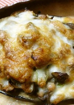米茄子の味噌チーズ焼き~♪-レシピのメイン写真
