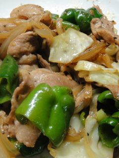 豚野菜の中華炒め~!-レシピのメイン写真