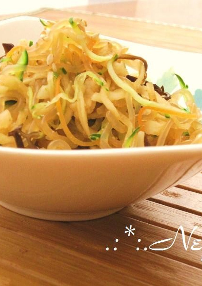∮ごま香る♬切干と白滝の中華風サラダ∮-レシピのメイン写真