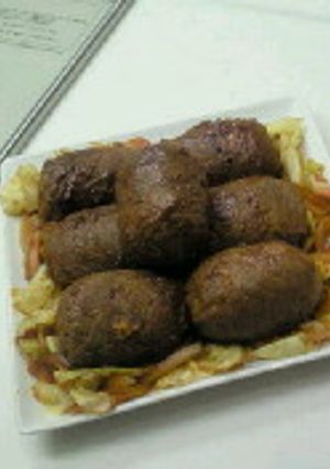 簡単♪おいしい♪おーっきな肉巻きおにぎり-レシピのメイン写真