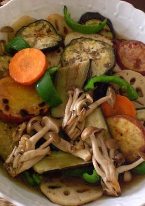 秋の味♪焼き浸し♪-レシピのメイン写真