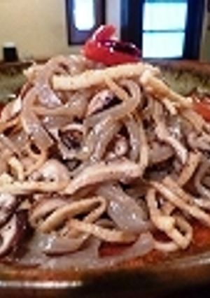 蒟蒻と蒲鉾のペペロンチーノ-レシピのメイン写真