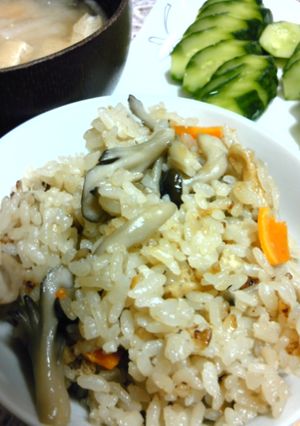 簡単きのこの炊き込みご飯★-レシピのメイン写真