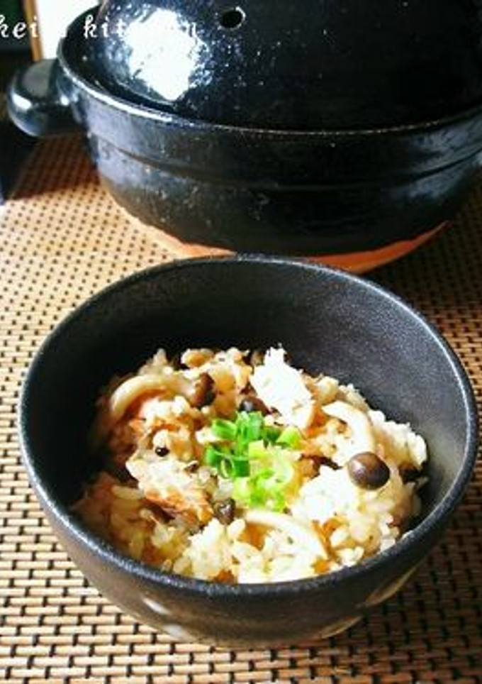 鮭ときのこの炊き込みご飯-レシピのメイン写真