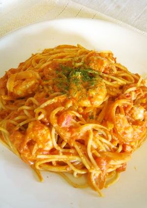 ＊海老のトマトクリームパスタソース＊-レシピのメイン写真