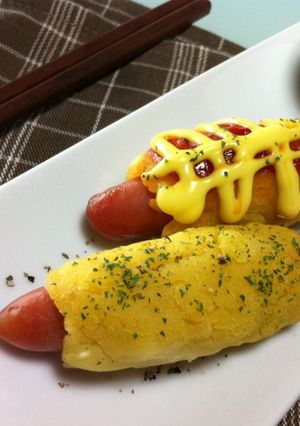 おつまみに♡ウインナーポテト巻き♡-レシピのメイン写真