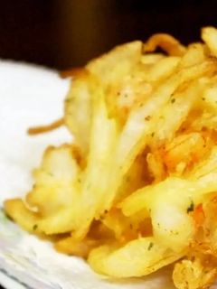 新玉ねぎと海老のかき揚げ-レシピのメイン写真