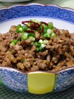 肉味噌そぼろ-レシピのメイン写真