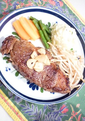 うちの牛肉ステーキ-レシピのメイン写真