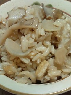 舞茸と牛蒡の炊き込みご飯-レシピのメイン写真