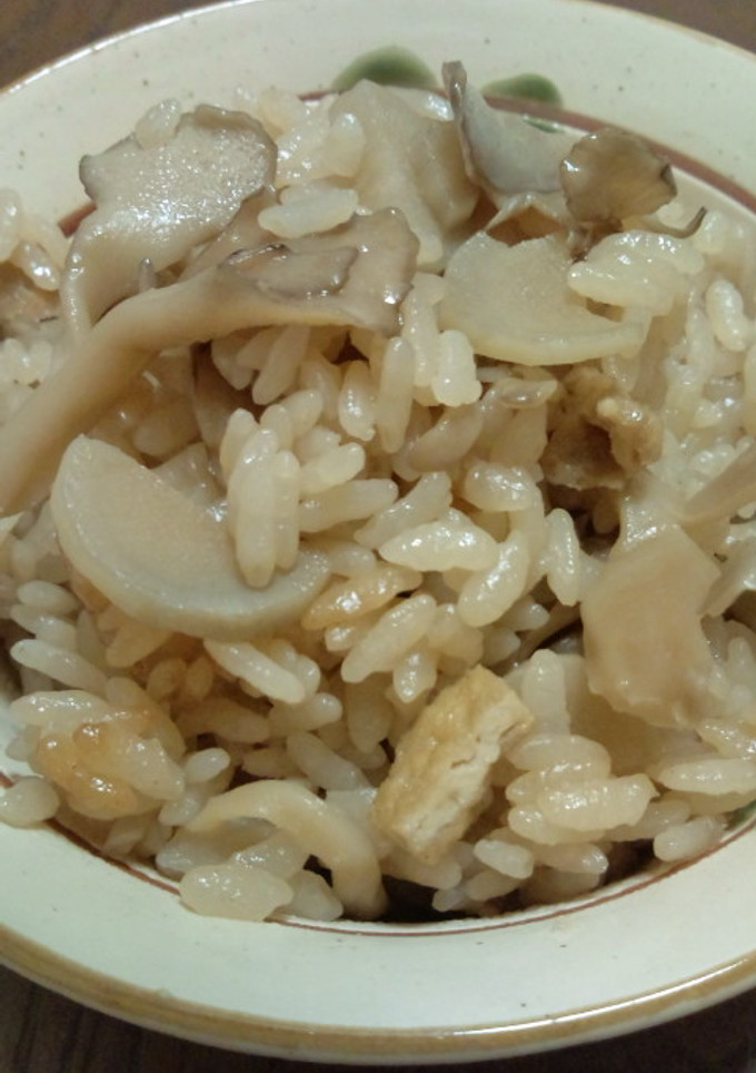 舞茸と牛蒡の炊き込みご飯-レシピのメイン写真