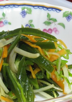 茎わかめと野菜の簡単あえ物-レシピのメイン写真