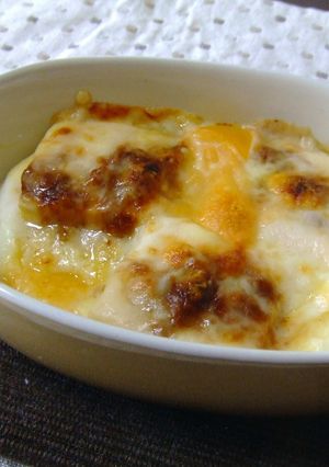 豆腐と肉味噌のグラタン風-レシピのメイン写真