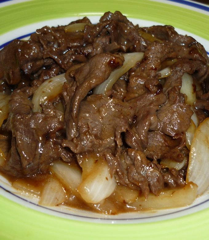 ✿牛肉と玉ねぎの甘辛炒め✿-レシピのメイン写真