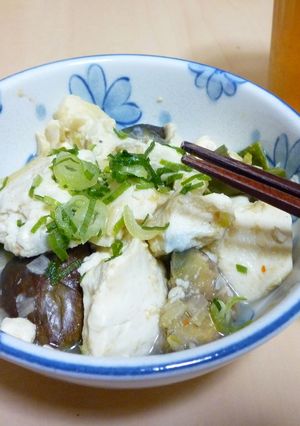 簡単ヘルシー♪茄子と豆腐の味噌炒め-レシピのメイン写真