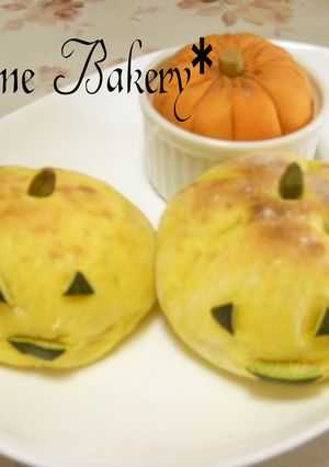 ＊ハロウィンのかぼちゃパン＊-レシピのメイン写真