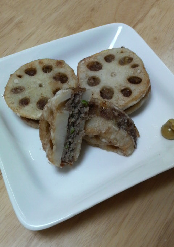 れんこんのはさみ揚げ-レシピのメイン写真