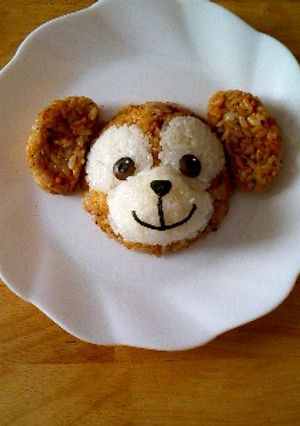 キャラ弁にも　ご飯でダッフィー-レシピのメイン写真