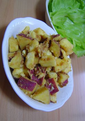 -さつま芋バター肉味噌絡め--レシピのメイン写真