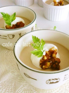 ふるふる♡カフェオレゼリー-レシピのメイン写真
