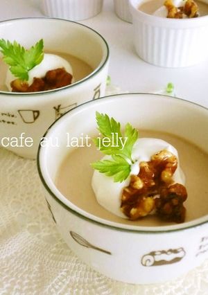 ふるふる♡カフェオレゼリー-レシピのメイン写真