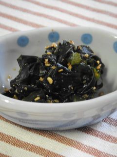 レンジで1分!!わかめの胡麻和え-レシピのメイン写真